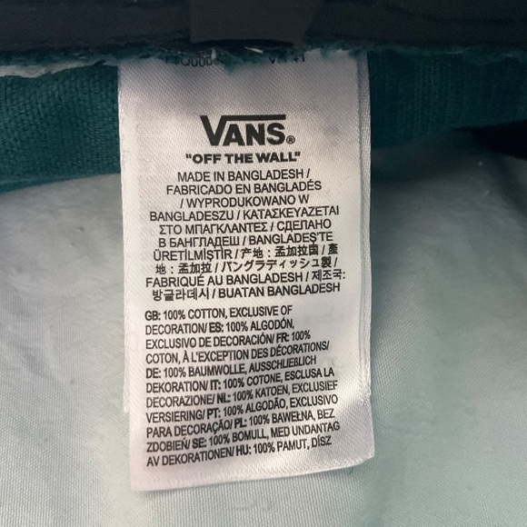 Vans hat for girls, green color, size ML, - Picture 4 of 4